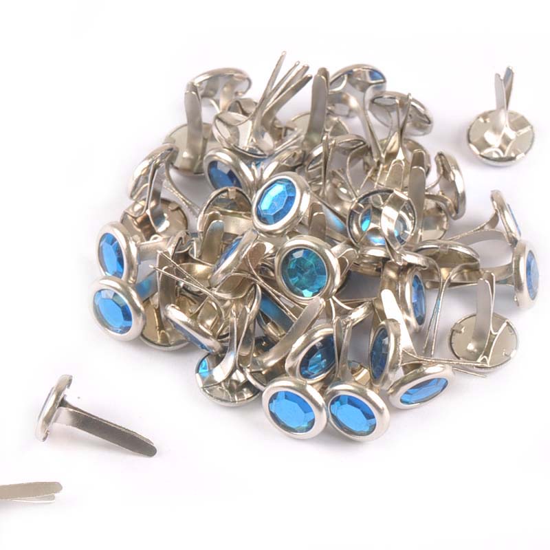 50pcs 8.5X15mm Mix Rhinestone  - Embellishments For Scrapbooking ulasan dan harga