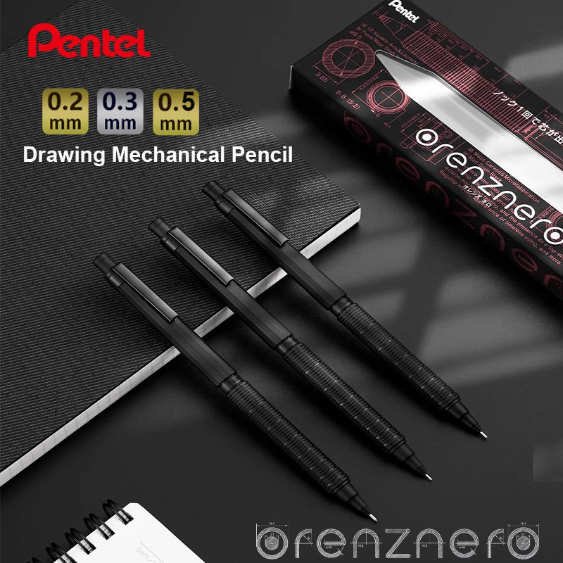 Pentel Professional Pencil ORE - Pentel Pen Energel ulasan dan harga