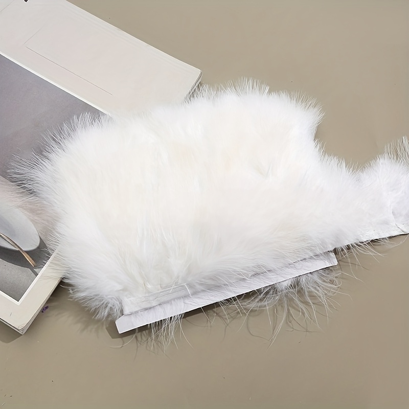 Fluffy Turkey Feathers Trim Fr - Fringe Ribbon Sewing ulasan dan harga