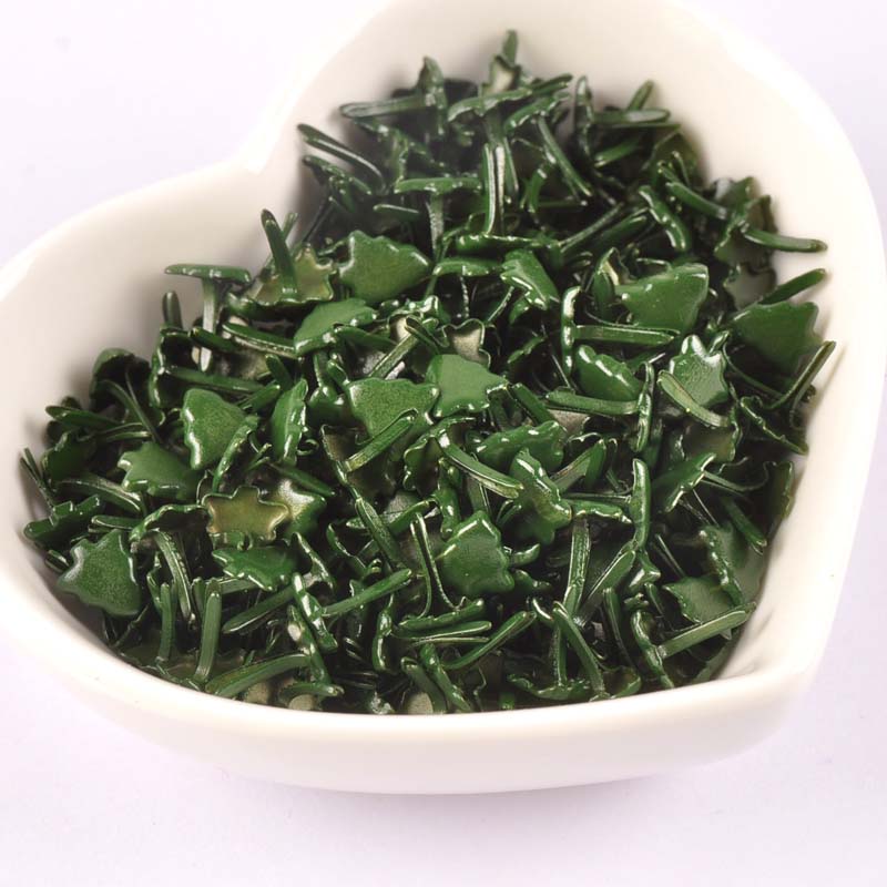 50pcs Mini Christmas Tree Brad - Christmas Craft Embellishment ulasan dan harga