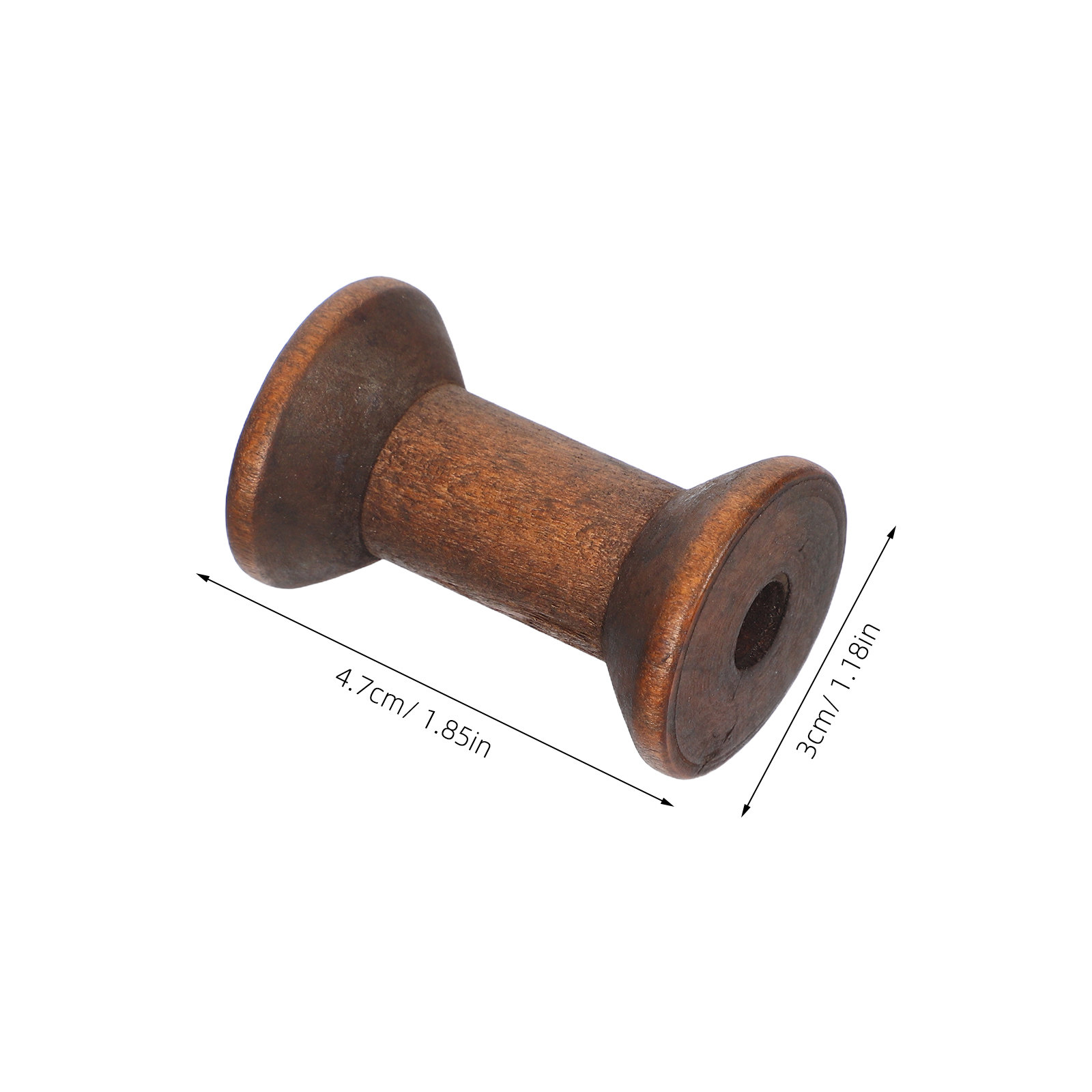 10Pcs Vintage Wooden Spools Na - Organza Ribbon Spool ulasan dan harga