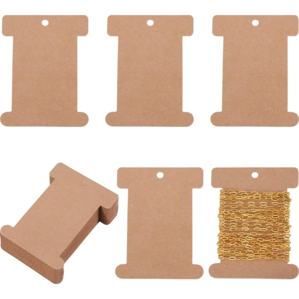 50Pcs Cardboard Spool Bulk Fla - Organza Ribbon Spool ulasan dan harga