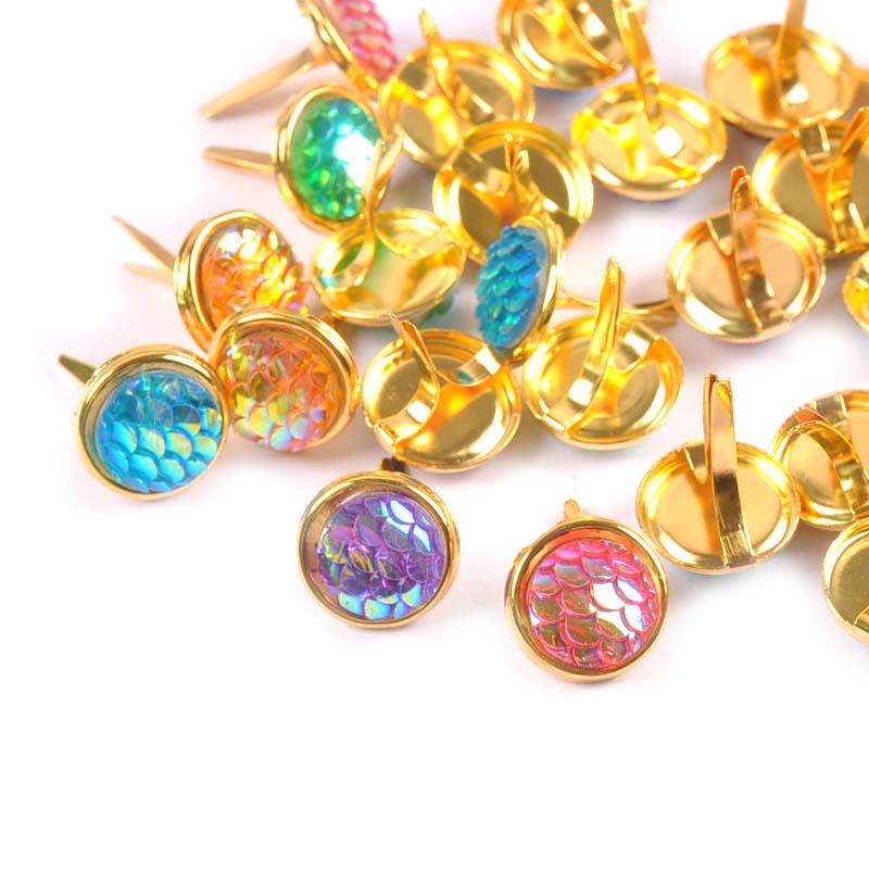 13x13mm 20Pcs Mix Squama Patte - Embellishments For Scrapbooking ulasan dan harga