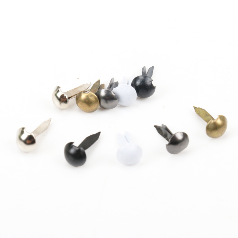 100pcs Mixed Round Metal Brad  - Embellishments For Scrapbooking ulasan dan harga