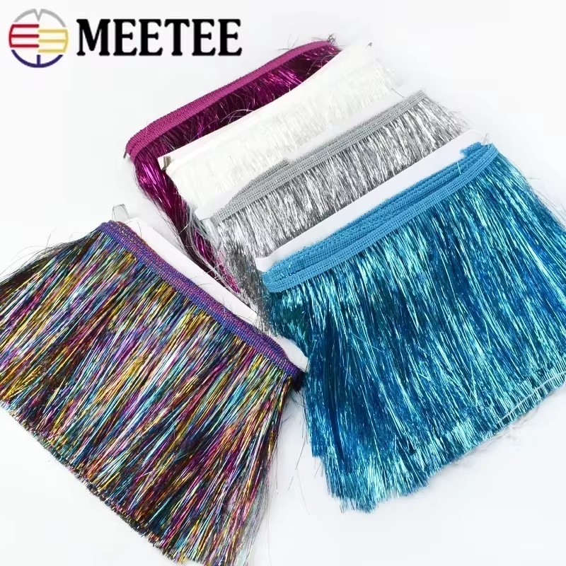10/15/20cm Gold Metallic Threa - Fringe Ribbon Sewing ulasan dan harga