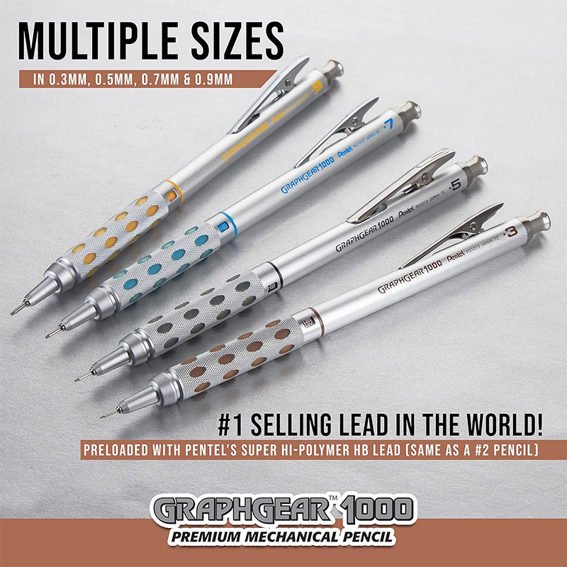 Japan Pentel Mechanical Pencil - Pentel Pen Energel ulasan dan harga