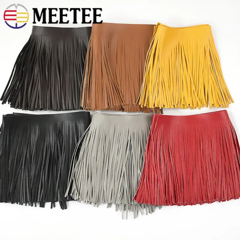 1Meter Meetee 10-30cmX5mm PU L - Fringe Ribbon Sewing ulasan dan harga