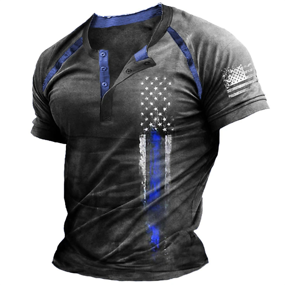 Funny 3D American Flag Print M - Embellish Knit ulasan dan harga
