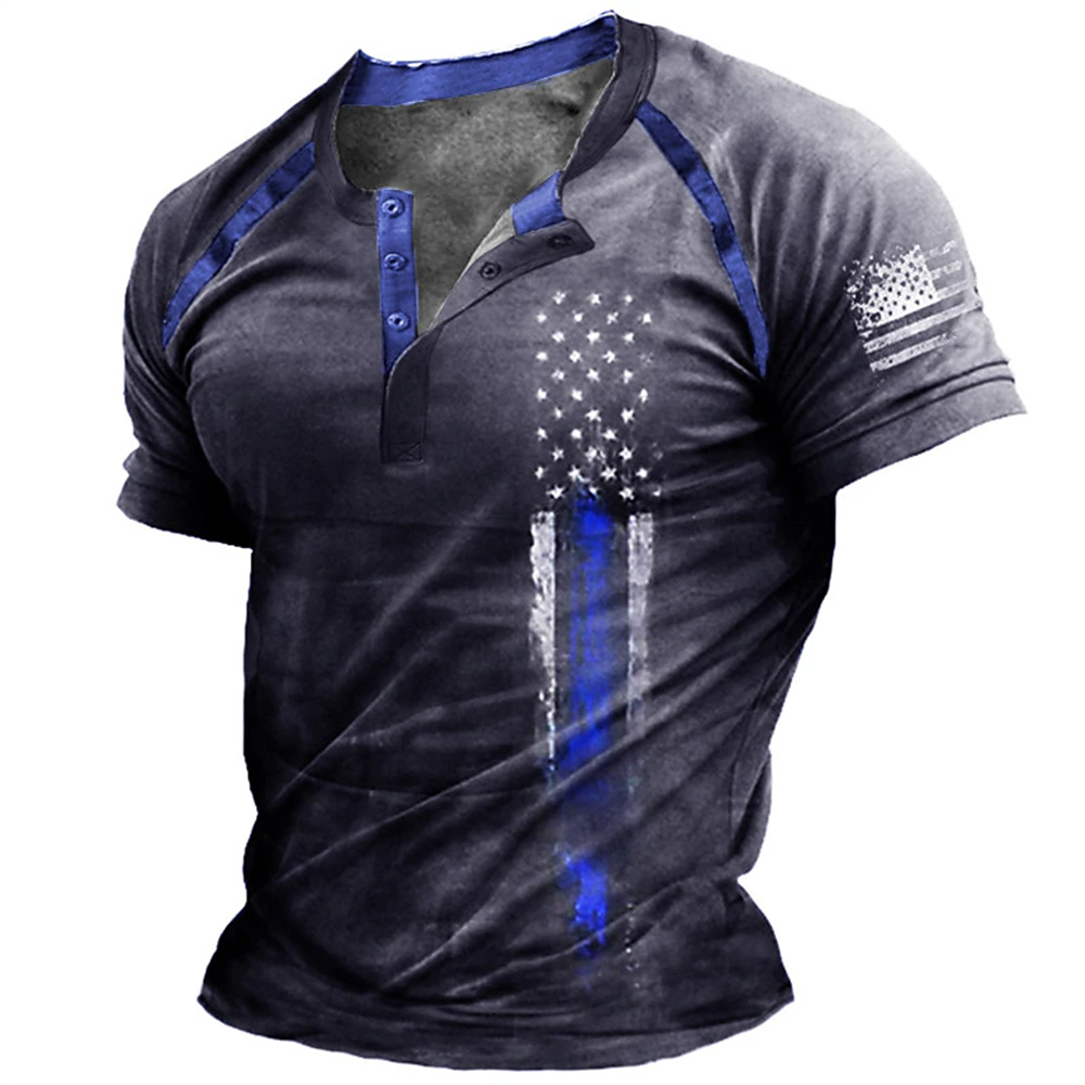 Funny 3D American Flag Print M - Embellish Knit ulasan dan harga