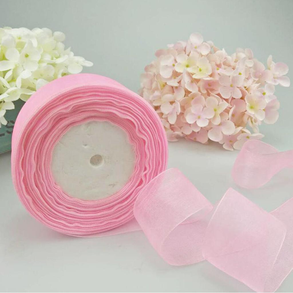 Sheer Organza Ribbon Large Sat - Organza Ribbon Spool ulasan dan harga