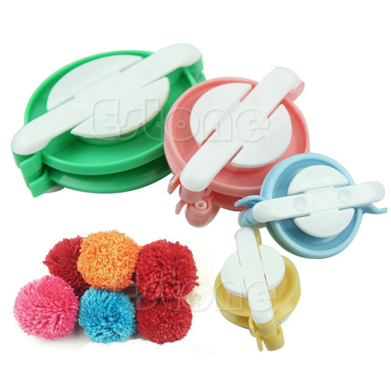 2pcs Pom-Pom Maker for Fluff B - Pom Pom Maker Tool ulasan dan harga