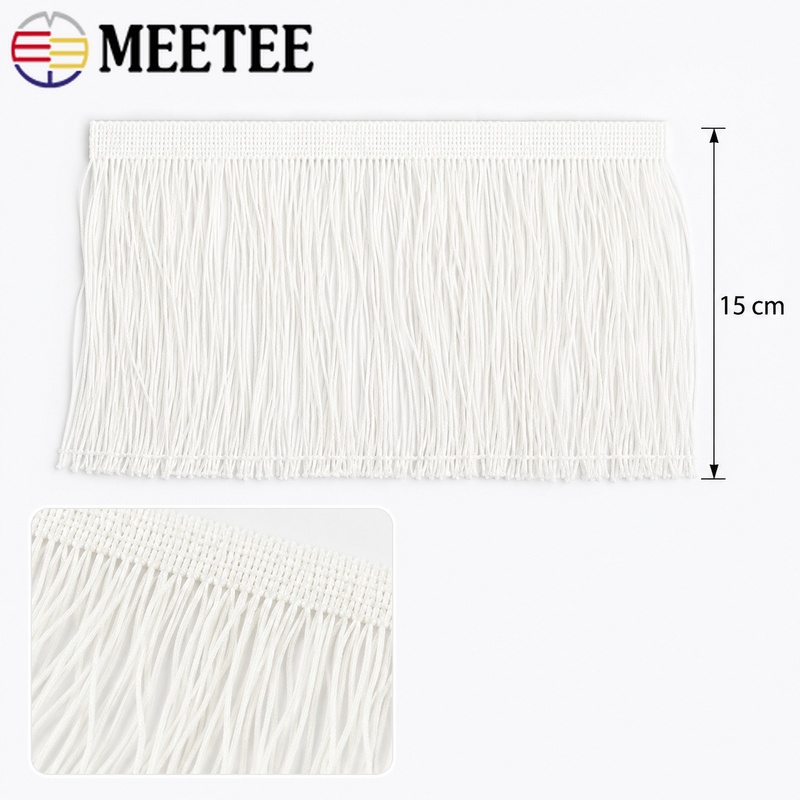 5/10Yards 15cm Polyester Tasse - Fringe Ribbon Sewing ulasan dan harga