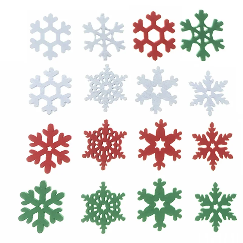 50PCS 20MM Mixed Color Wooden  - Christmas Craft Embellishment ulasan dan harga