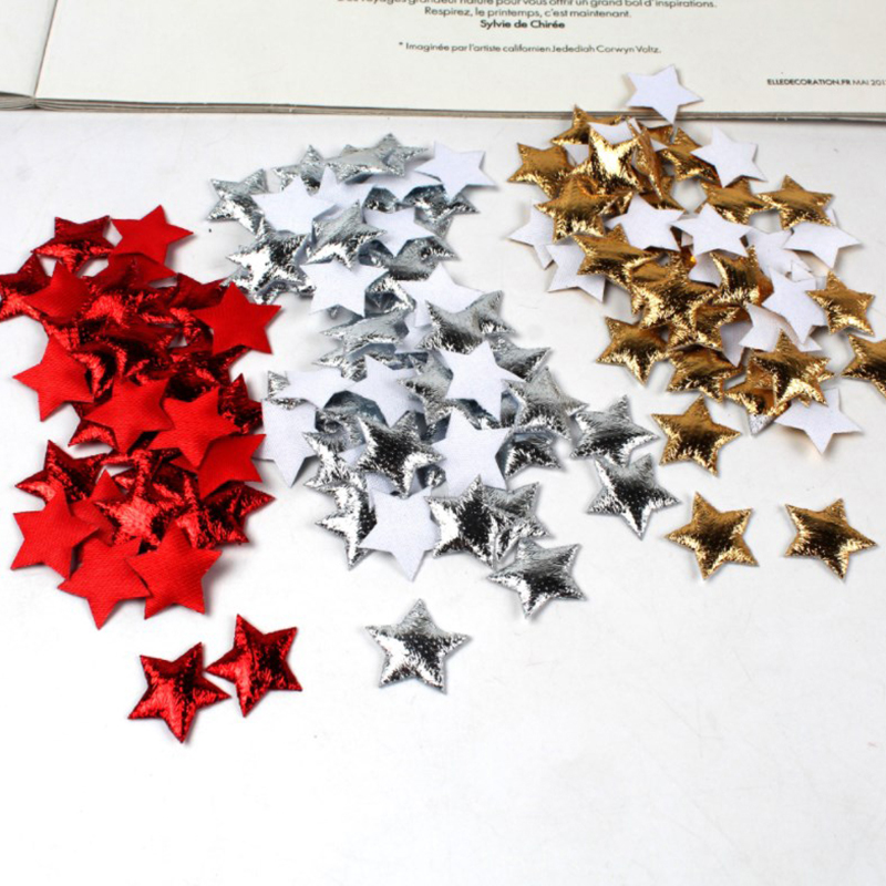 100Pcs Gold/Silver Stars For C - Embellishments For Scrapbooking ulasan dan harga